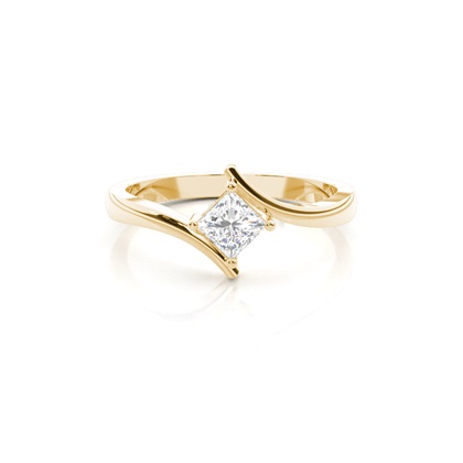 Yellow Gold Diamond Engagement Rings