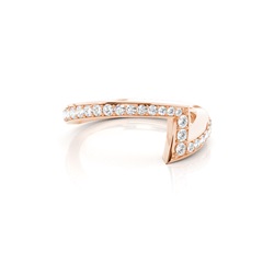 2.50mm Studded Slight Comfort Fit Dome Profile Diamond Shaped Band