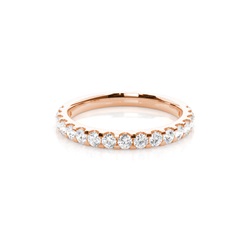 2.10mm Studded Slight Comfort Fit Diamond Wedding Band