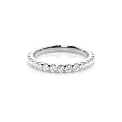 Gespickt Leichte Passform Diamant Hochzeits Band