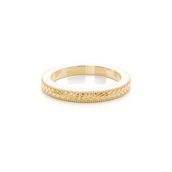 2.00mm Slight Comfort Fit Plain Wedding Vintage Band