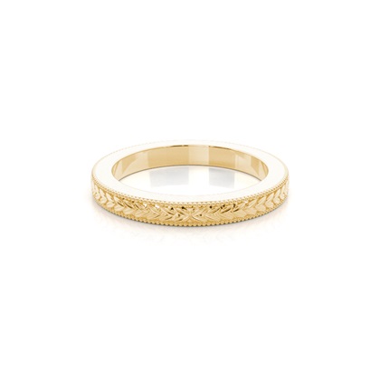 Yellow Gold Women's Contemporary Wedding Rings