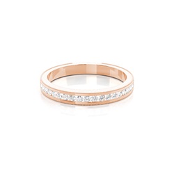 Gespickt Leichte Passform Diamant Hochzeits Band