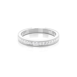 Gespickt Leichte Passform Diamant Hochzeits Band