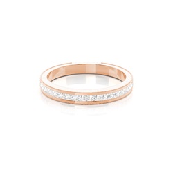 Gespickt Leichte Passform Diamant Hochzeits Band