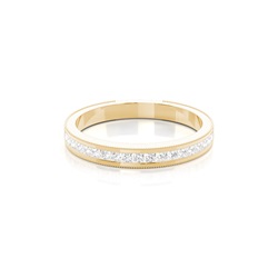 2.50mm Studded Slight Comfort Fit Diamond Wedding Band