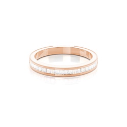 2.50mm Studded Slight Comfort Fit Diamond Wedding Band