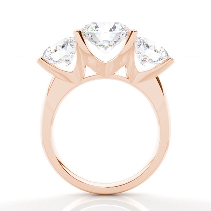 Rotgold Trilogie Verlobungsringe