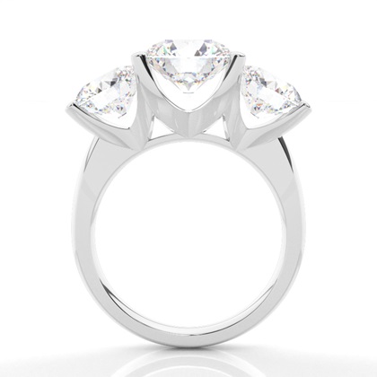 Brilliant Platin Trilogie Verlobungsringe