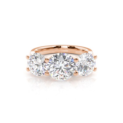 Rose Gold Diamond Engagement Rings