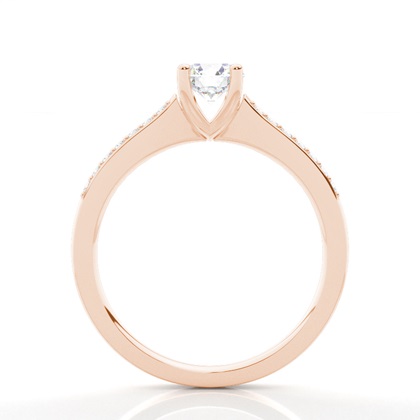 Rose Gold Diamond Engagement Rings