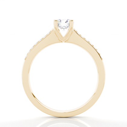 Yellow Gold Diamond Engagement Rings