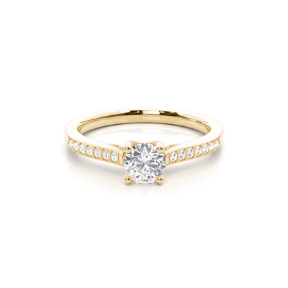 Yellow Gold Diamond Engagement Rings