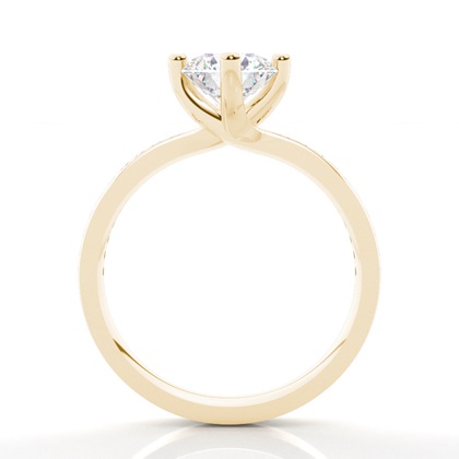 Yellow Gold Diamond Engagement Rings