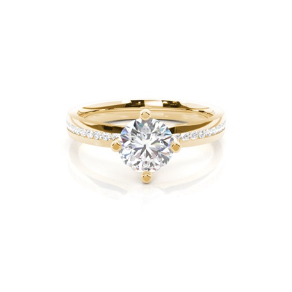 Yellow Gold Diamond Engagement Rings