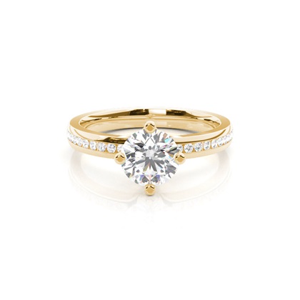 Yellow Gold Diamond Engagement Rings