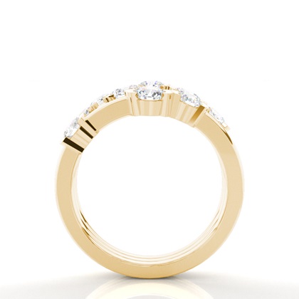 Yellow Gold Statement Diamond Rings