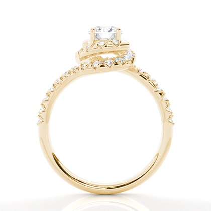 Yellow Gold Diamond Engagement Rings