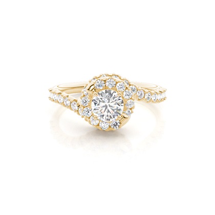 Yellow Gold Diamond Engagement Rings
