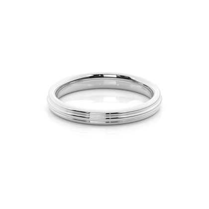 3.10mm Comfort Fit Plain Wedding Band