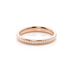 3.10mm Studded Standard Fit Diamond Wedding Band