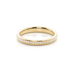 3.10mm Studded Standard Fit Diamond Wedding Band