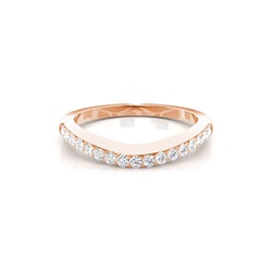 1.80mm Pave Setting Studded Diamond Shaped Band