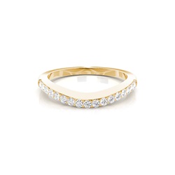 1.80mm Pave Setting Studded Diamond Shaped Band