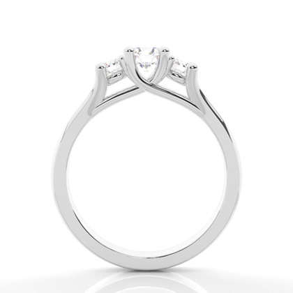 Brilliant Platin Trilogie Verlobungsringe