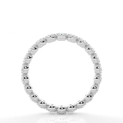 Eternity Diamant Ring in einer Zargenfassung