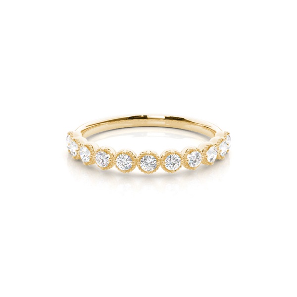 0.35ct. 4 Prong Setting Half Eternity Diamond Ring