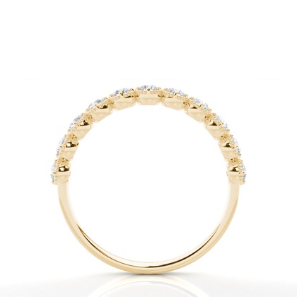 Gelbgold Memoireringe Diamantringe