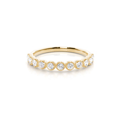 Yellow Gold Eternity Diamond Rings