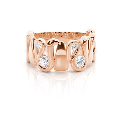 Rose Gold Everyday Diamond Rings