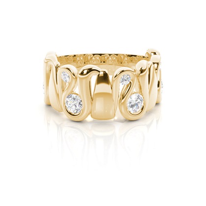 Yellow Gold Everyday Diamond Rings