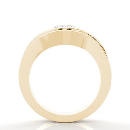 Yellow Gold Bridal Set Diamond Engagement Rings