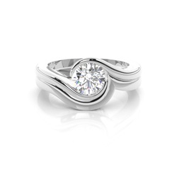 White Gold Bridal Set Diamond Engagement Ring