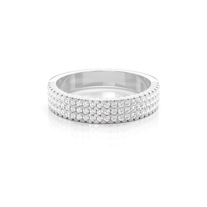 Silver Anniversary Diamond Rings