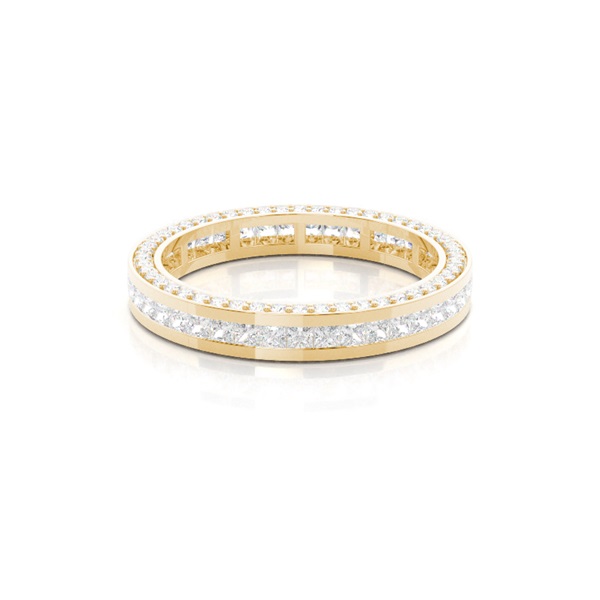 Channel Setting Full Eternity Diamond Ring