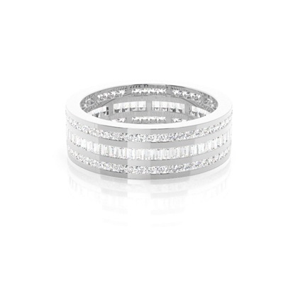 Channel Setting Full Eternity Diamond Ring