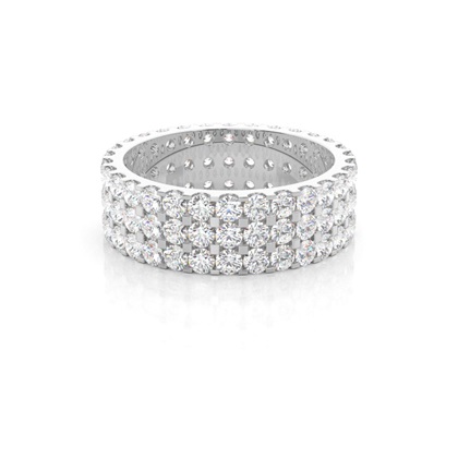 Silver Anniversary Diamond Rings