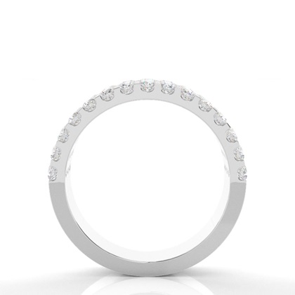 Halb Eternity Diamant Ring in einer Kanalfassung