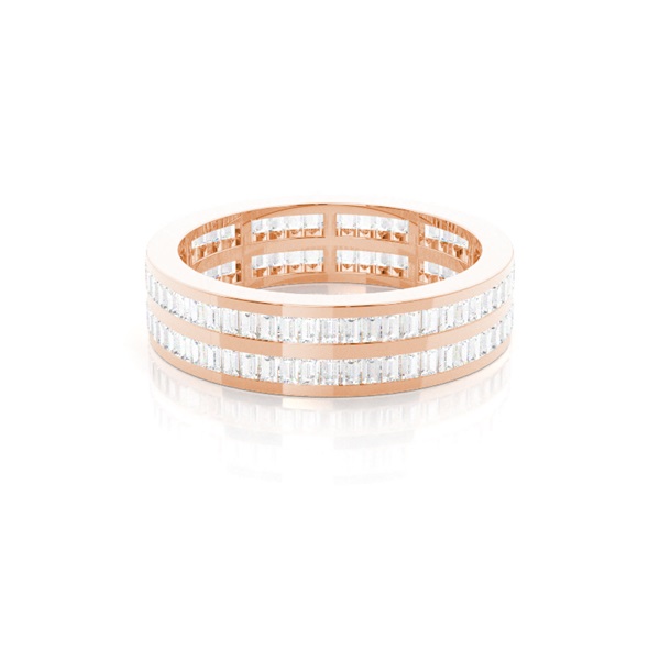 Channel Setting Full Eternity Diamond Ring