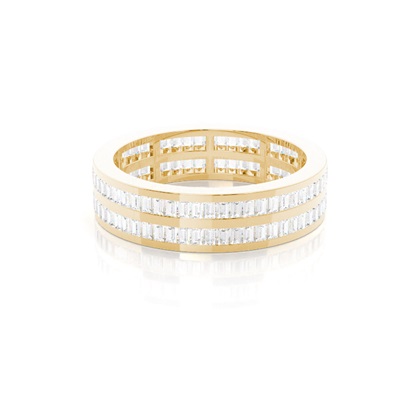 Baguette Anniversary Diamond Rings