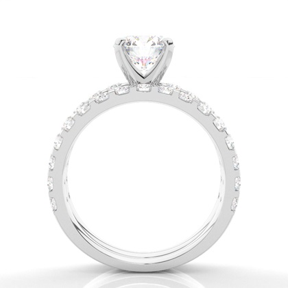 Platin Ringsets Verlobungsringe