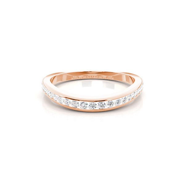 1.70mm Studded Slight Comfort Fit Diamond Shaped Band