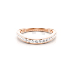 1.70mm Studded Slight Comfort Fit Diamond Shaped Band