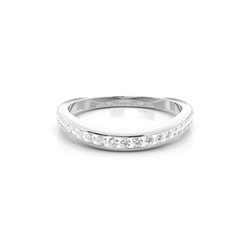 1.70mm Studded Slight Comfort Fit Diamond Shaped Band