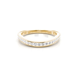 1.70mm Studded Slight Comfort Fit Diamond Shaped Band