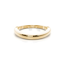 1.70mm Slight Comfort Profile Plain Shaped Wedding Band